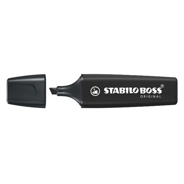 Marcatore Stabilo Boss Original - tratto 2 - 5 mm - nero - Stabilo