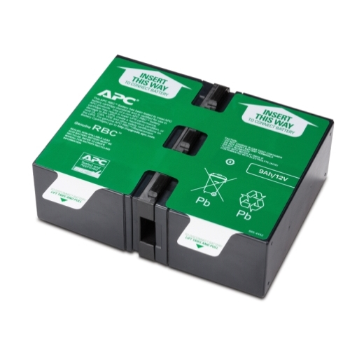 APC Replacement Battery Cartridge #166 - Batteria UPS - 1 batteria x - Piombo - 180 Wh - nero - per Back-UPS Pro BR1600MI