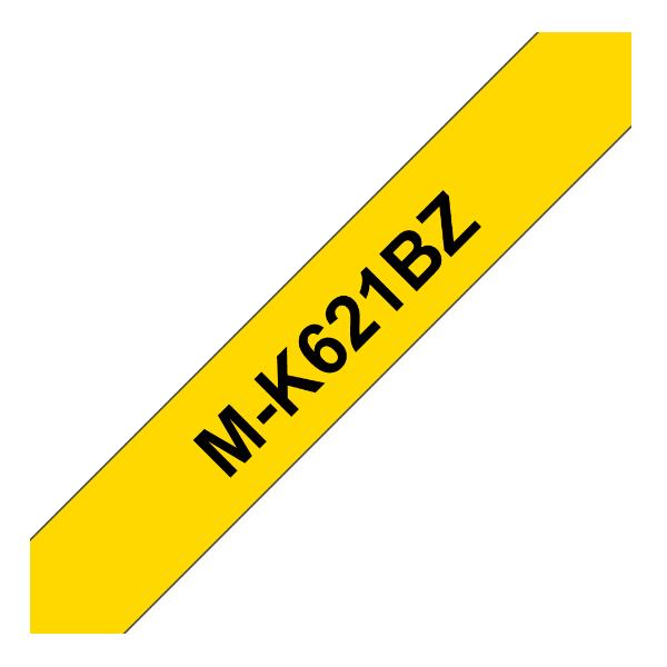 Brother - Nastro - Nero/Giallo - MK621 - 9mm x 8mt