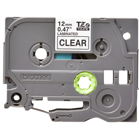 Brother - Nastro - Nero/Trasparente - TZE131 - 12mm x 8mt