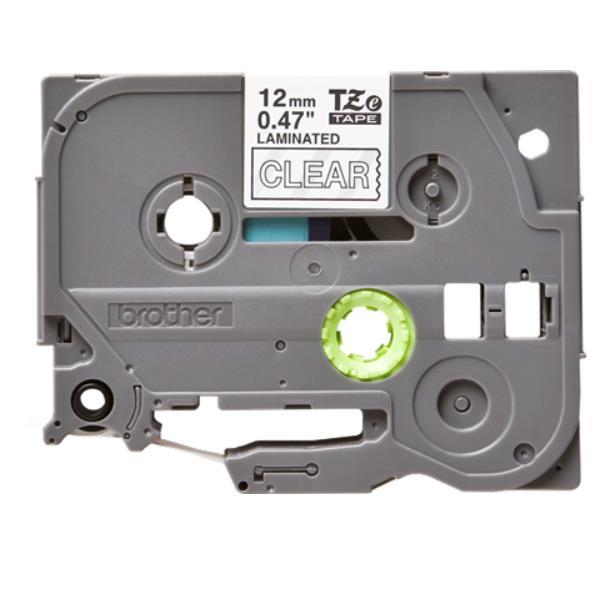 Brother - Nastro - Bianco/Trasparente - TZE135  12mm x 8mt