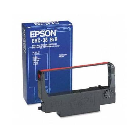 Epson - Nastro - 38BR - Nero/Rosso - C43S015376