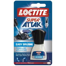Colla Super Attak Easy Brush - 5 gr - trasparente - Loctite