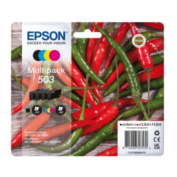 Epson - Multipack Cartucce - 503 - BK/C/M/Y - C13T09Q64010