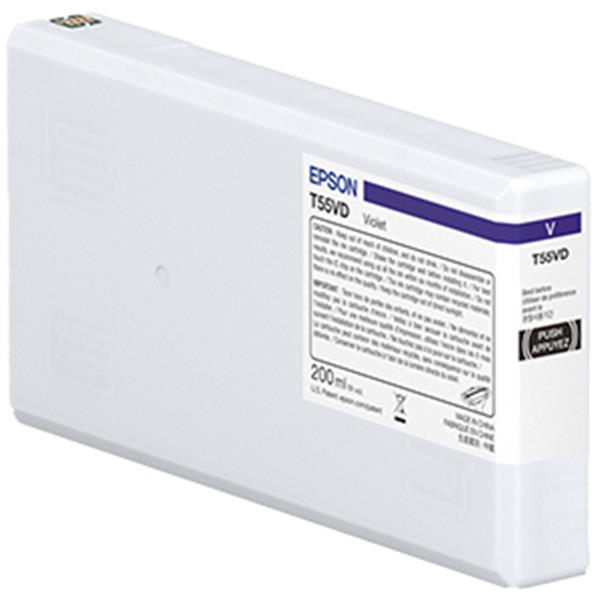 Epson - Cartuccia per UltraChrome XD3 T55WD - Viola - C13T55WD00 - 200ml