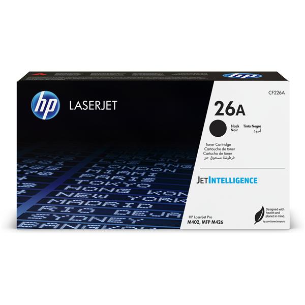 Hp - Toner originale - 26A - Nero - CF226A - 3.100 pag