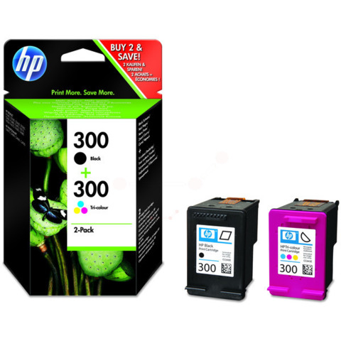 Hp - Cartuccia ink originale - 300 - C/M/Y/K - CN637EE - C/M/Y 165 pag / K 200 pag