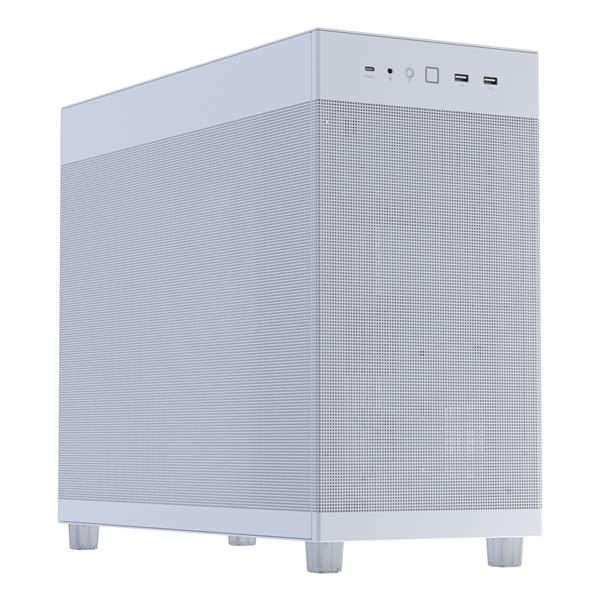 ASUS PRIME AP303 Mesh, Midi Tower, PC, Bianco, ATX, micro ATX, Mini-ITX, Metallo, Gaming