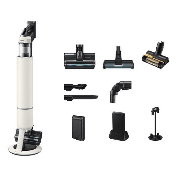 Samsung Aspirapolvere senza filo Bespoke Jet™ AI LITE complete extra 280W VS80F28DES, Aspirapolvere a bastone 2 in 1, Senza sacchetto, Beige, Nero, 2 L, Santorini Beige, Secco
