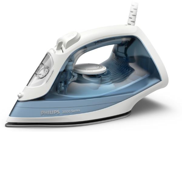 Philips Serie 2000 , Ferro a vapore, Piastra antiaderente, 1,9 m, 100 g/min, Grigio, 25 g/min