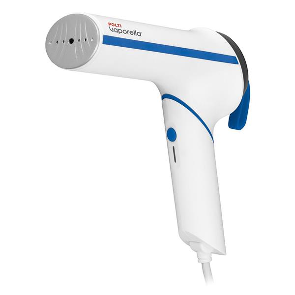 Polti Vaporella Vertical Styler GSM50B, ferro da stiro pieghevole e portatile, per rimuovere pieghe e rinfrescare i tessuti, Vapore per indumenti portatile, 0,085 L, 0,5 min, Blu, Bianco, Pulsanti, 16 g/min