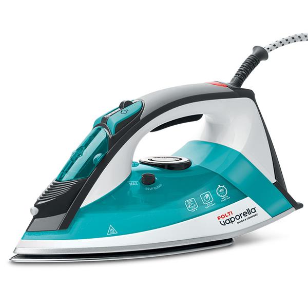 Polti Vaporella Quick & Comfort QC120, Ferro a vapore, Acciaio inossidabile, 1,9 m, 30 g/min, Nero, Turchese, Bianco, 0,3 L