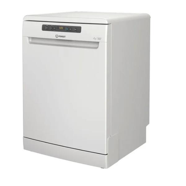 Indesit IN2FFC14BN6, Lavastoviglie 60cm, Classe C, 14 coperti, Push&Go, 44dBA, White, Libera installazione, Dimensione massima (60 cm), Bianco, Pulsanti, 1,3 m, 1,55 m