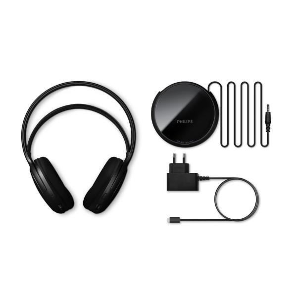 Philips SHC5200M2/12, Wireless, 10 - 21000 Hz, TV, 153 g, Auricolare, Nero