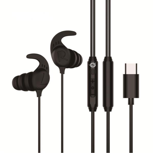 Conceptronic BRENDAN05B, Cablato, Musica e Chiamate, 20 - 20000 Hz, 15 g, Auricolare, Nero