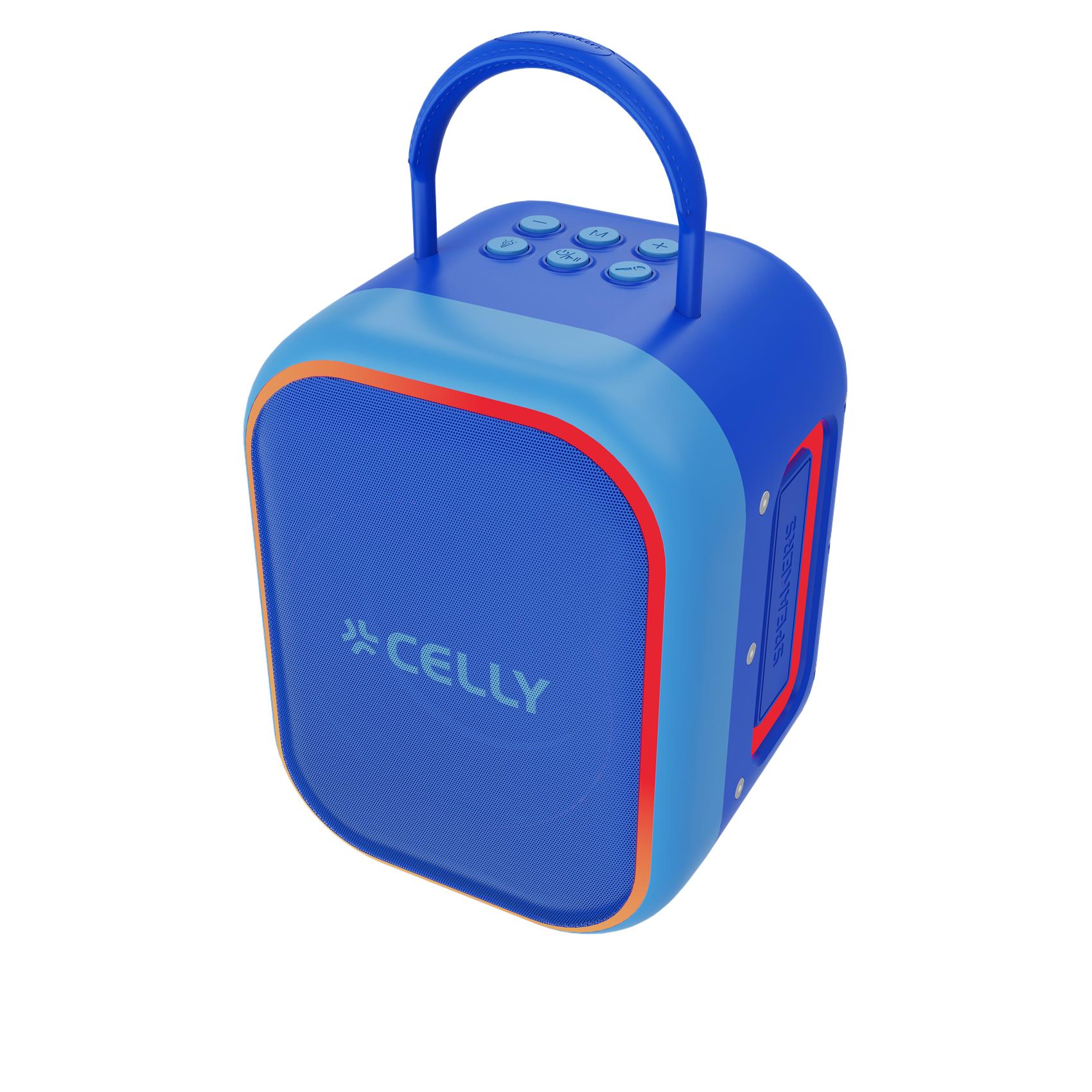 Speaker - PARTYKIDS2 - Speaker wireless con due microfoni wireless inclusi, potenza audio 10 Watt, luci RGB, 5effetti vocali PARTY COLLECTION