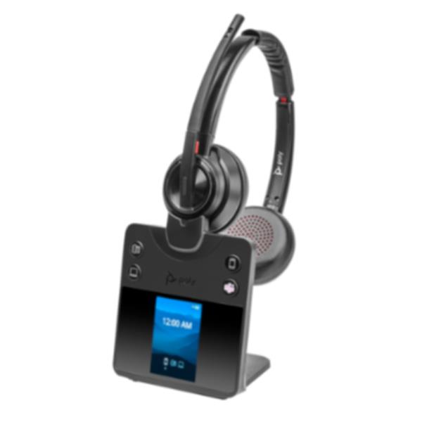 Cuffie e Auricolari - Cuffie HP Poly Savi 8420 Stereo Office DECT 18801900 MHz certificata Microsoft Teams