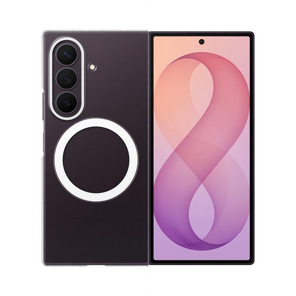 Samsung Galaxy Z Fold8 Ultra Clear Magnet Case, Cover, Samsung, Z Fold8, 17 cm (6.7ʺ), Trasparente