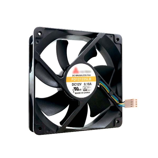 QNAP FAN-12CM-T01, Ventilatore, 12 cm, 1850 Giri/min, Nero