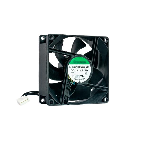 QNAP FAN-8CM-T01, Ventilatore, 8 cm, 3800 Giri/min, Nero
