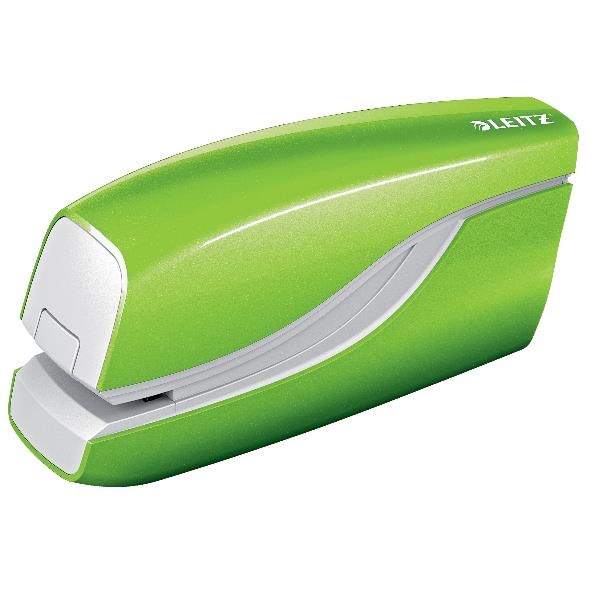 Leitz NeXXt WOW cucitrice elettrica Contactless, 10 fogli, Frontale, 1 cm, Plastica, Verde, Batteria