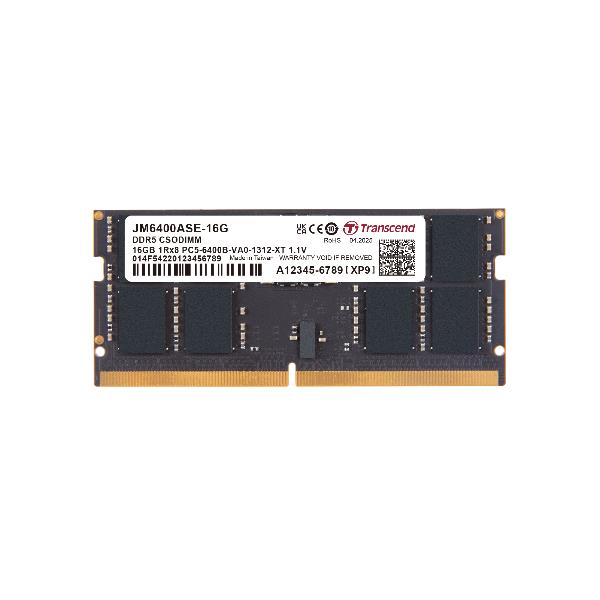 MODULI DI MEMORIA - JM6400ASE-16G - DRAM DDR5 CSODIMM 6400MHz da 16GB, 1Rx8 2Gx8 CL52 1.1V