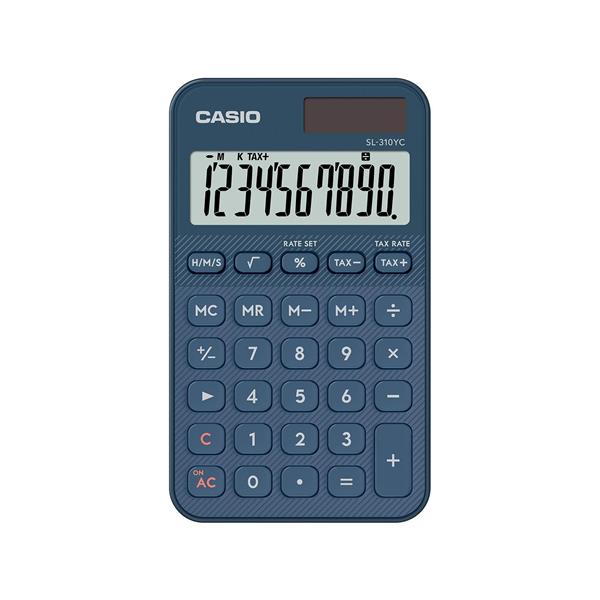 Calcolatrice tascabile SL-310UC - 10 cifre - blu - Casio