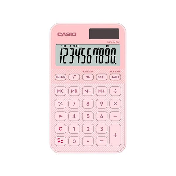 Calcolatrice tascabile SL-310YC - 10 cifre - rosa - Casio