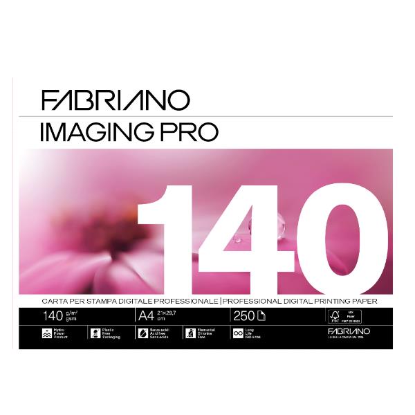 Carta Imaging Pro - A4 - 210 x 297mm - 140 gr - bianco - Fabriano - conf. 250 fogli
