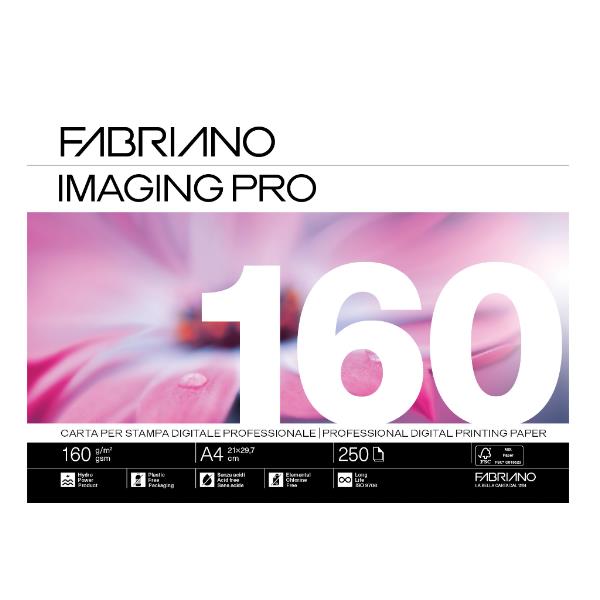 Carta Imaging Pro - A4 - 210 x 297mm - 160 gr - bianco - Fabriano - conf. 250 fogli
