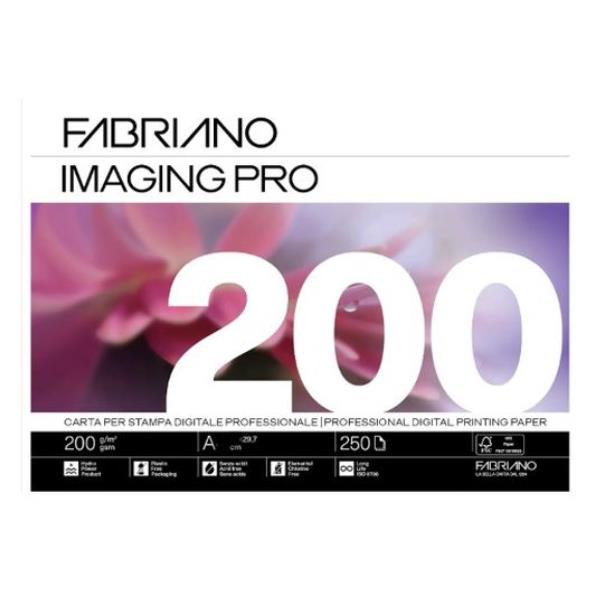 Carta Imaging Pro - A3 - 297 x 420mm - 200 gr - bianco - Fabriano - conf. 250 fogli