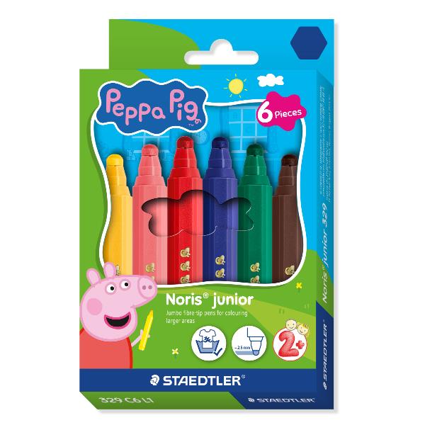 Pennarello jumbo - colori assortiti - Staedtler - astuccio 6 pezzi
