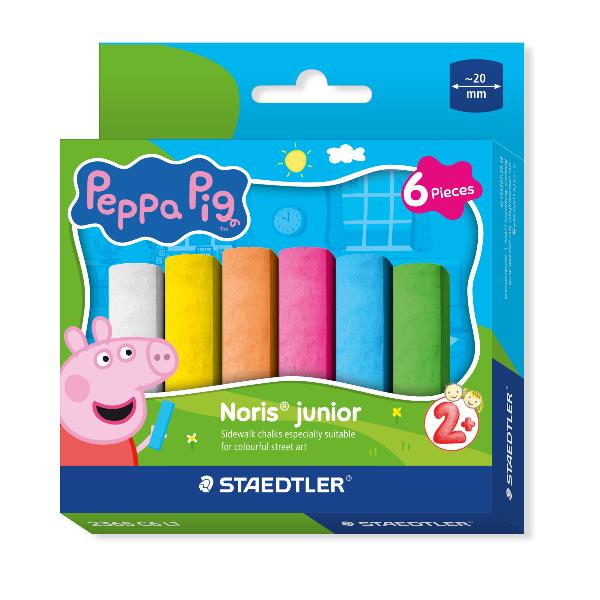 Gessetti jumbo - Ø 20 mm - colori assortiti - Staedtler - astuccio 6 pezzi