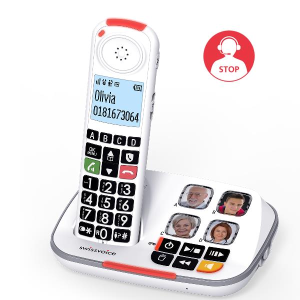 TELEFONIA FISSA - SWISSVOICE CORDLESS con SEGRETERIAXTRA2355