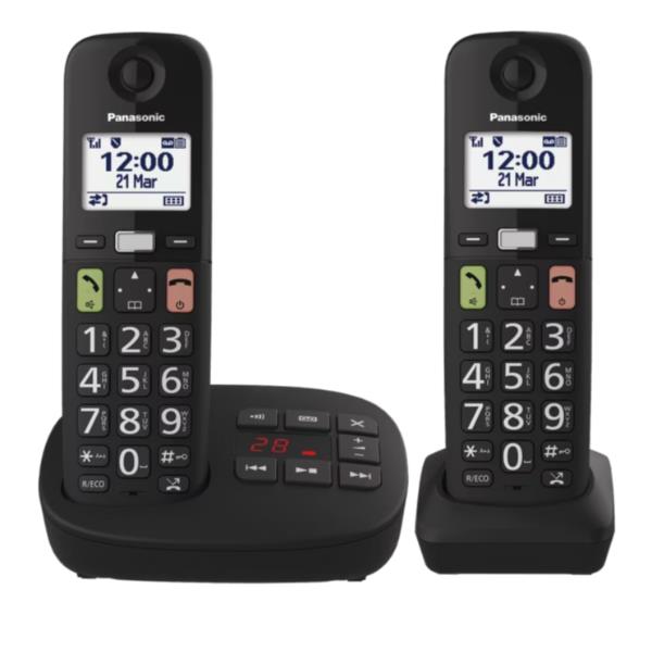 TELEFONIA FISSA - CORDLESS TGU132 TASTI GRANDI SEGRETERIA DUO