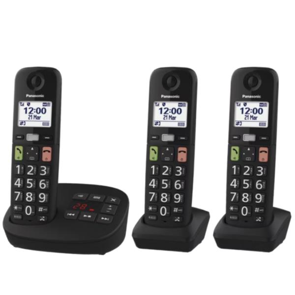 TELEFONIA FISSA - CORDLESS TGU133 TASTI GRANDI SEGRETERIA TRIO
