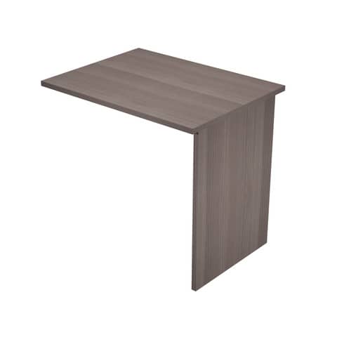 Allungo reversibile dx/sx per scrivanie Easy - 80 x 60 cm - con fianchi pannello - frassino toscano