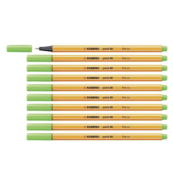 Fineliner Point 88 - tratto 0,4 mm - verde chiaro 43 - Stabilo