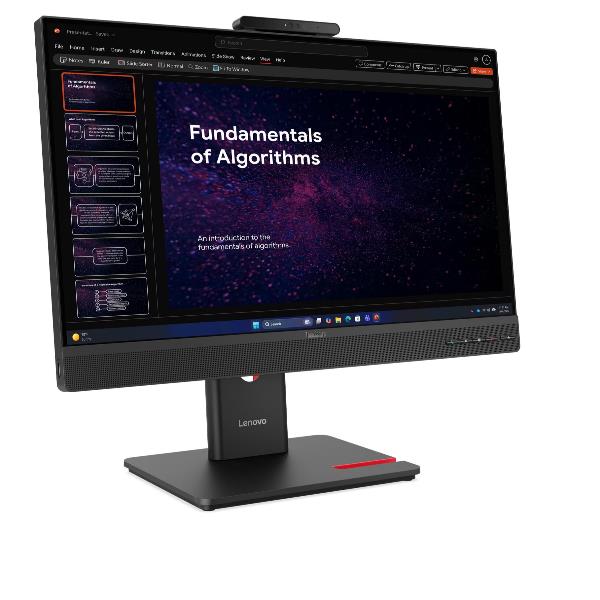 Lenovo ThinkCentre TIO24 Gen6 Monitor, 60,5 cm (23.8ʺ), 1920 x 1080 Pixel, Full HD, LED, 6 ms, Nero