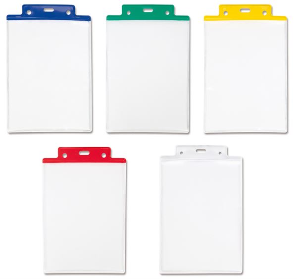 Portanome Pass 6S-P - 10 x 15 cm (A6) - PVC - trasparente neutro - Sei Rota - conf. 50 pezzi