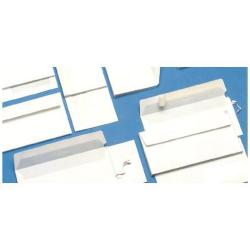Busta Eco Strip Laser FSC - con finestra - adatta a stampa laser - 11 x23 cm - 90 gr - bianco - Blasetti - conf. 500 pezzi