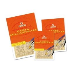 Blocco carta opaca millimetrata - A3 - 10 fogli - 80gr - Canson
