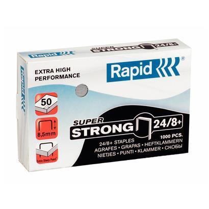 Punti Rapid Super Strong - 24/8+ - metallo - Rapid - conf. 1000 pezzi