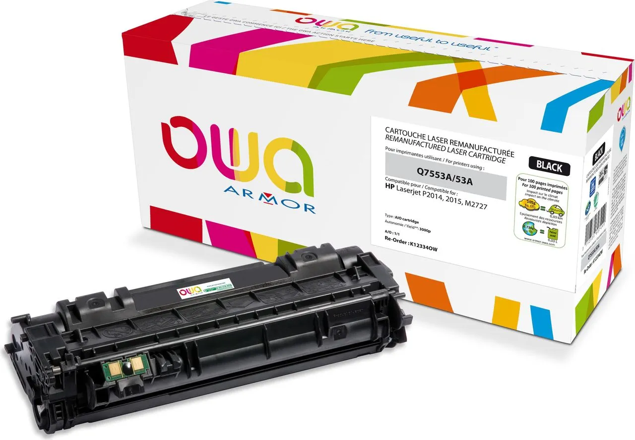 Armor - Toner Compatibile per Hp - Nero - Q7553A - 3.000 pag