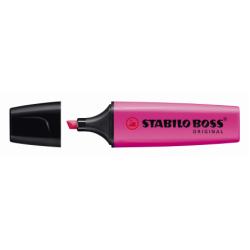Evidenziatore Stabilo Boss Original - punta a scalpello - tratto 2 - 5 mm - lavanda 55 - Stabilo