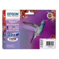 Epson - Cartuccia ink - C/M/Y/K/C CH/M CH - T0807 - C13T08074011  - 7,4ml cad