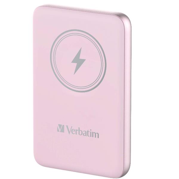 Verbatim - Power Bank Wireless -  10000 mAh - Rosa - 32248
