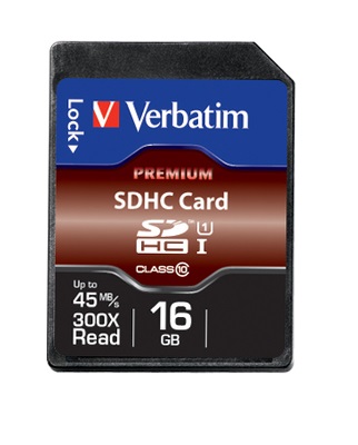 Verbatim - Scheda SDHC Classe 10 - 43962 - 16GB