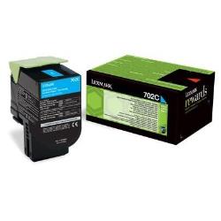 Lexmark - Toner - Ciano - 70C20C0 - return program - 1.000 pag