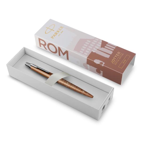 Penna sfera Jotter - special edition Rome - punta M - fusto bronzo - Parker
